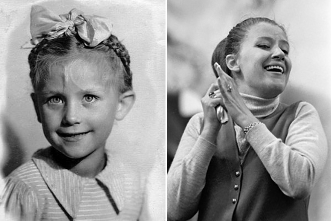 Елена Образцова в детские и юношеские годы