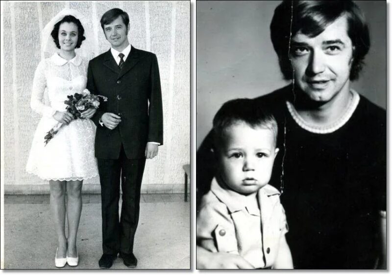Валерий Макаров с маленьким сыном