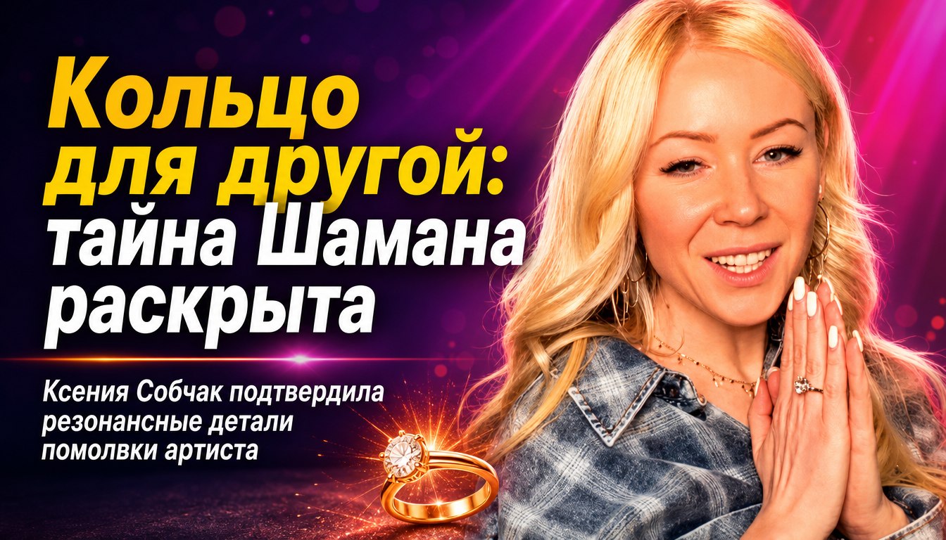 Кольцо для другой: Ксения Собчак раскрыла детали тайного романа Шамана до отношений с Екатериной