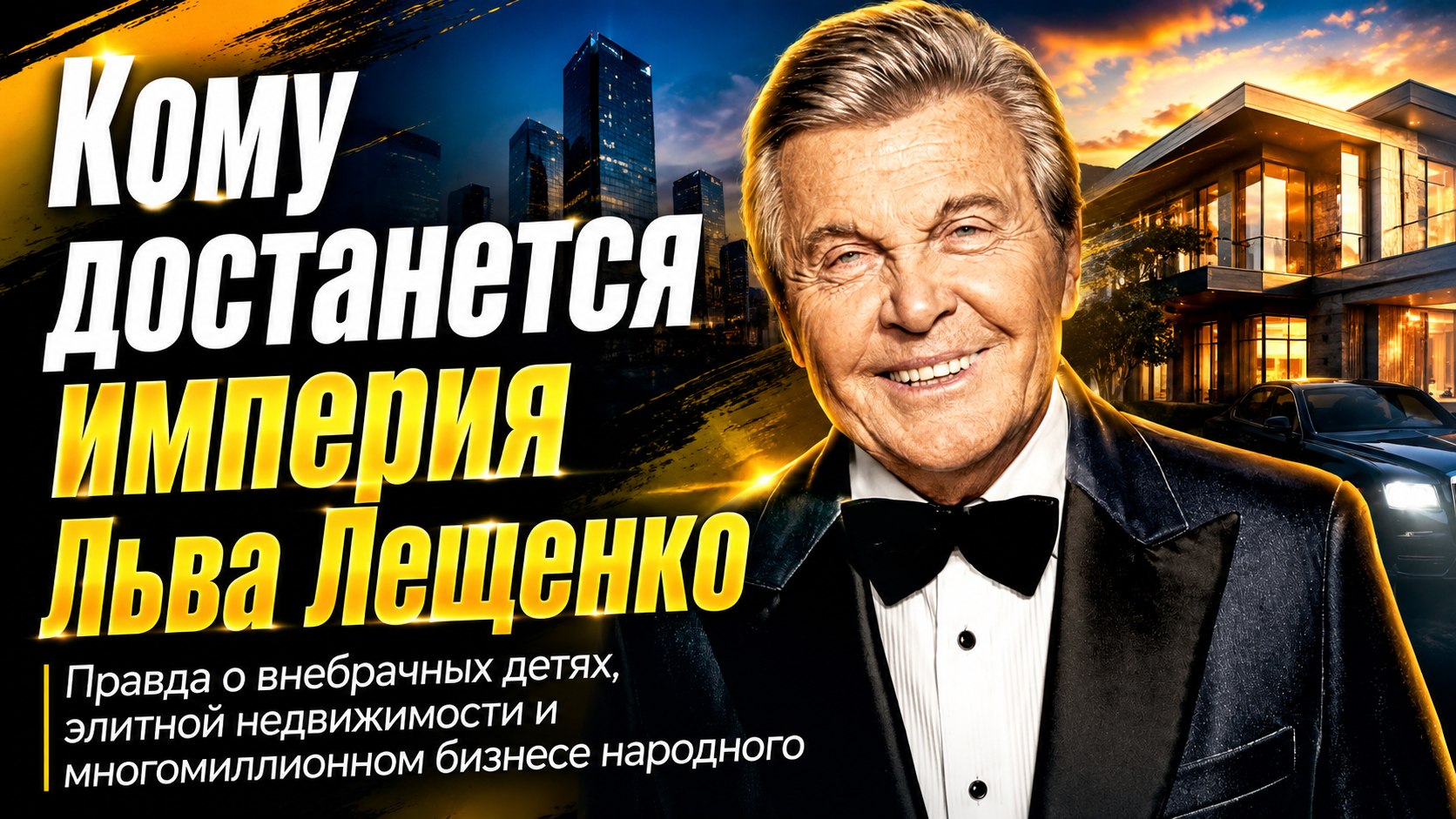 Элитная недвижимость, бизнес на миллионы и отсутствие прямых наследников: кому достанется состояние Льва Лещенко