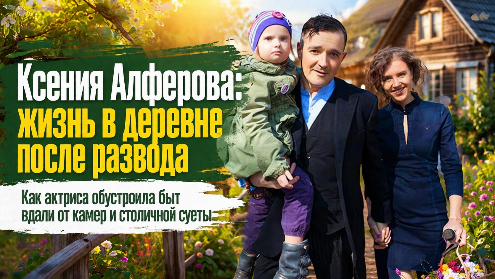 После расставания с Ксенией Алферовой Егор Бероев женился на 21-летней балерине: как сейчас живет актриса с дочерью в деревне