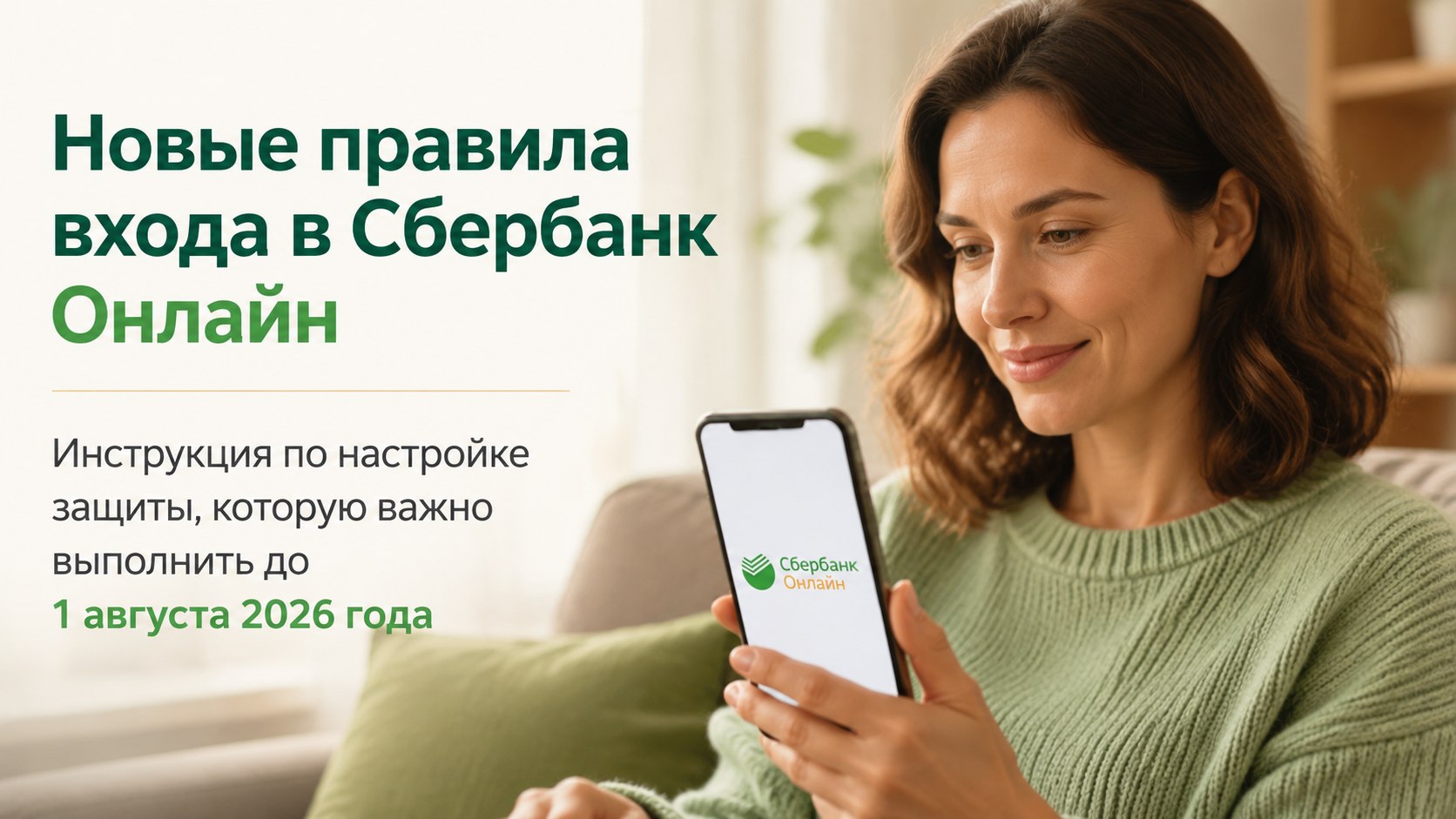 Без простых паролей: что нужно сделать пользователям «Сбербанк Онлайн» до 1 августа 2026 года