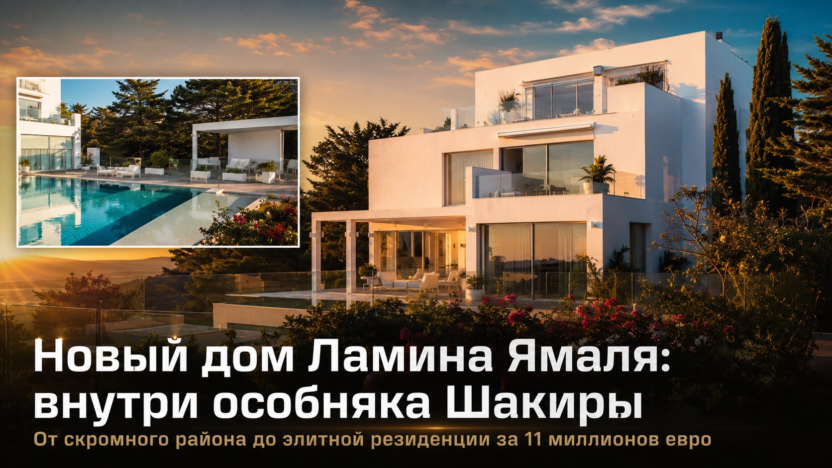 Бассейны, студия Шакиры и футбольное поле: как устроен новый особняк Ламина Ямаля