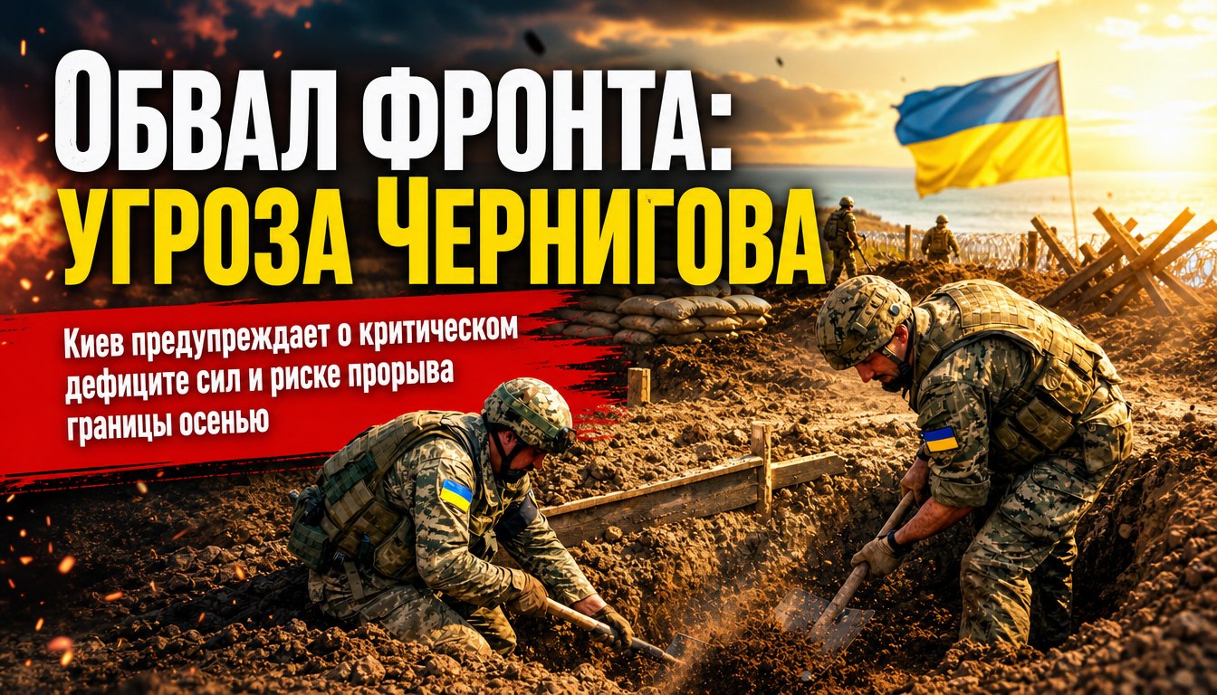 Угроза нового фронта на Черниговском направлении: почему в Киеве заговорили о риске обвала обороны этой осенью