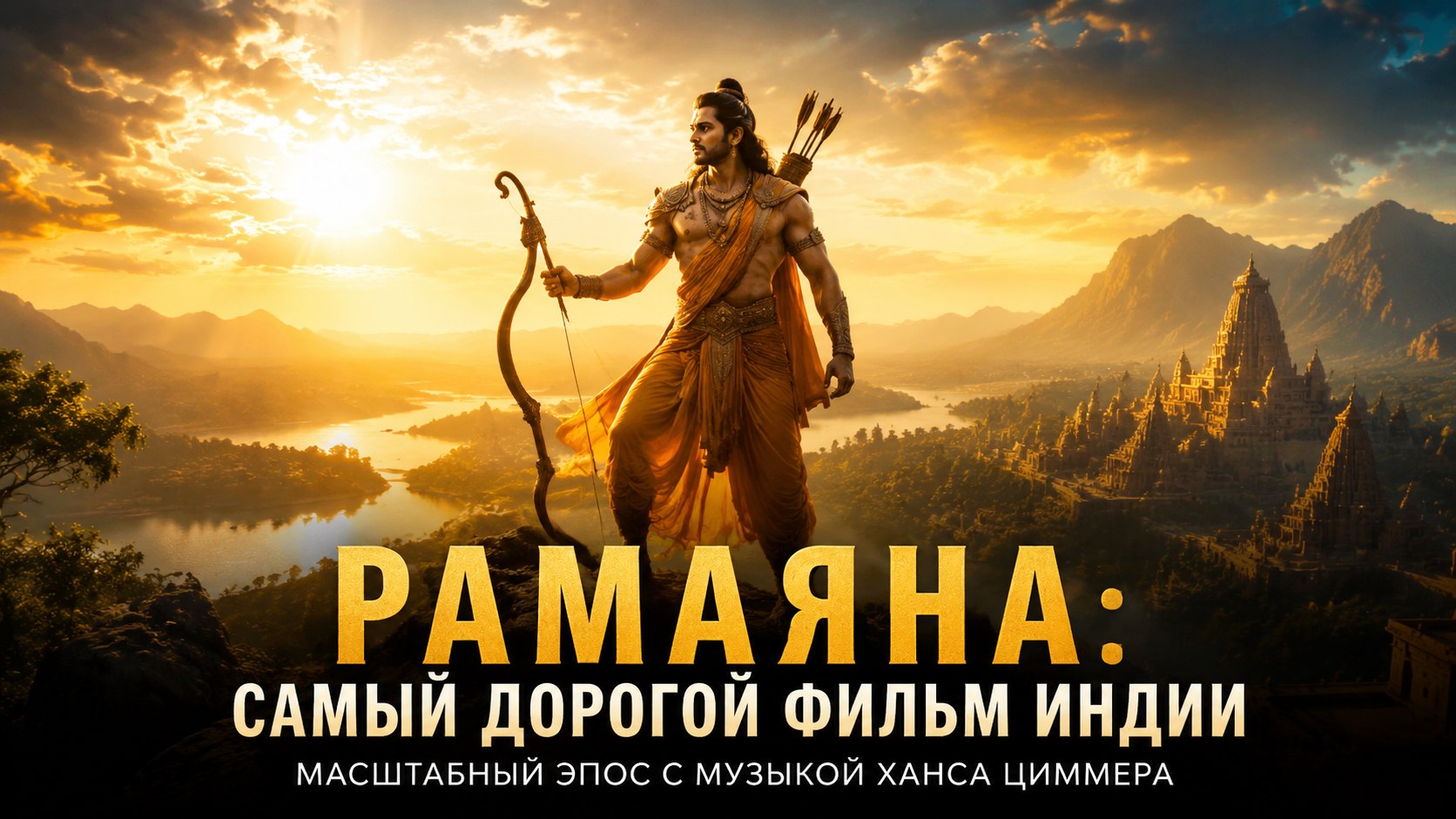Музыка Ханса Циммера и рекордный бюджет: представлен первый трейлер индийского блокбастера «Рамаяна»