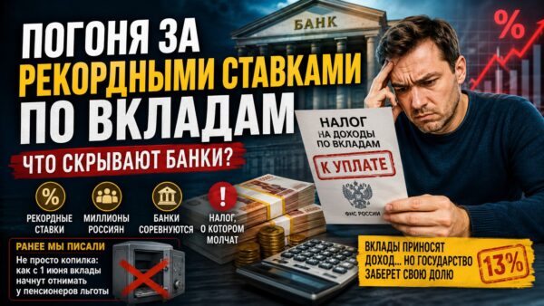 Налог на вклады в 2026 году: какую сумму ФНС разрешит сберечь без потерь