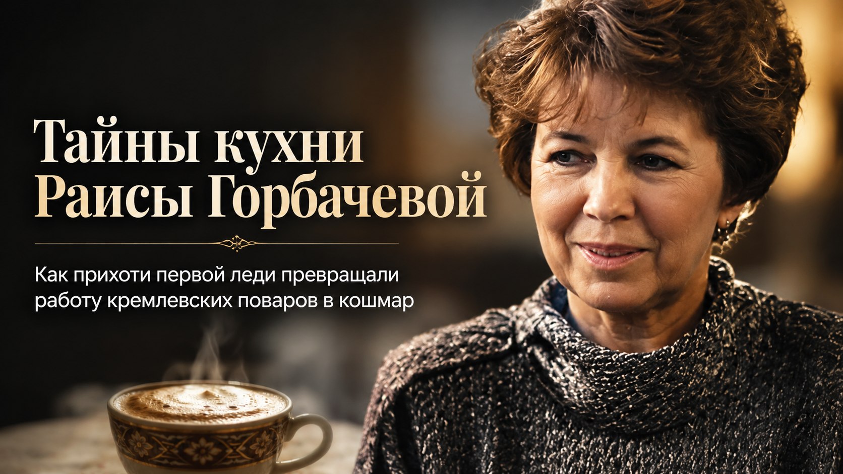 Курица вместо лягушек и ритуал с кофейной пенкой: почему кремлевские повара боялись Раису Горбачеву