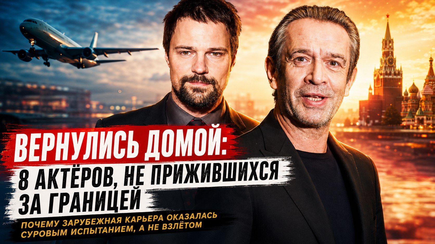 Без гарантии обратного билета: 8 российских актёров, которые не смогли прижиться за границей