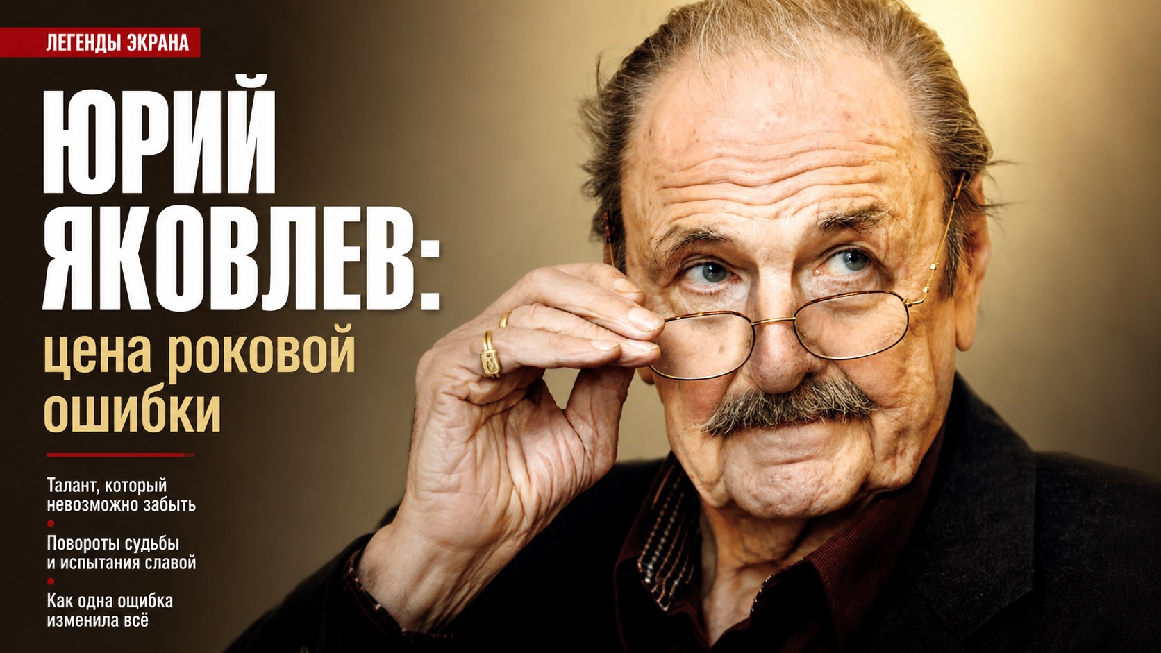 «Выпил пива и уснул за рулем»: как Юрий Яковлев едва не погубил дочь Райкина и оставил двух беременных женщин