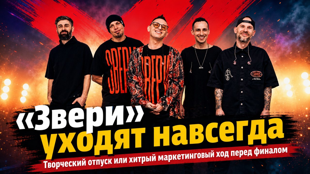 «На этом все, всем спасибо!»: группа «Звери» уходит в творческий отпуск на неопределенный срок