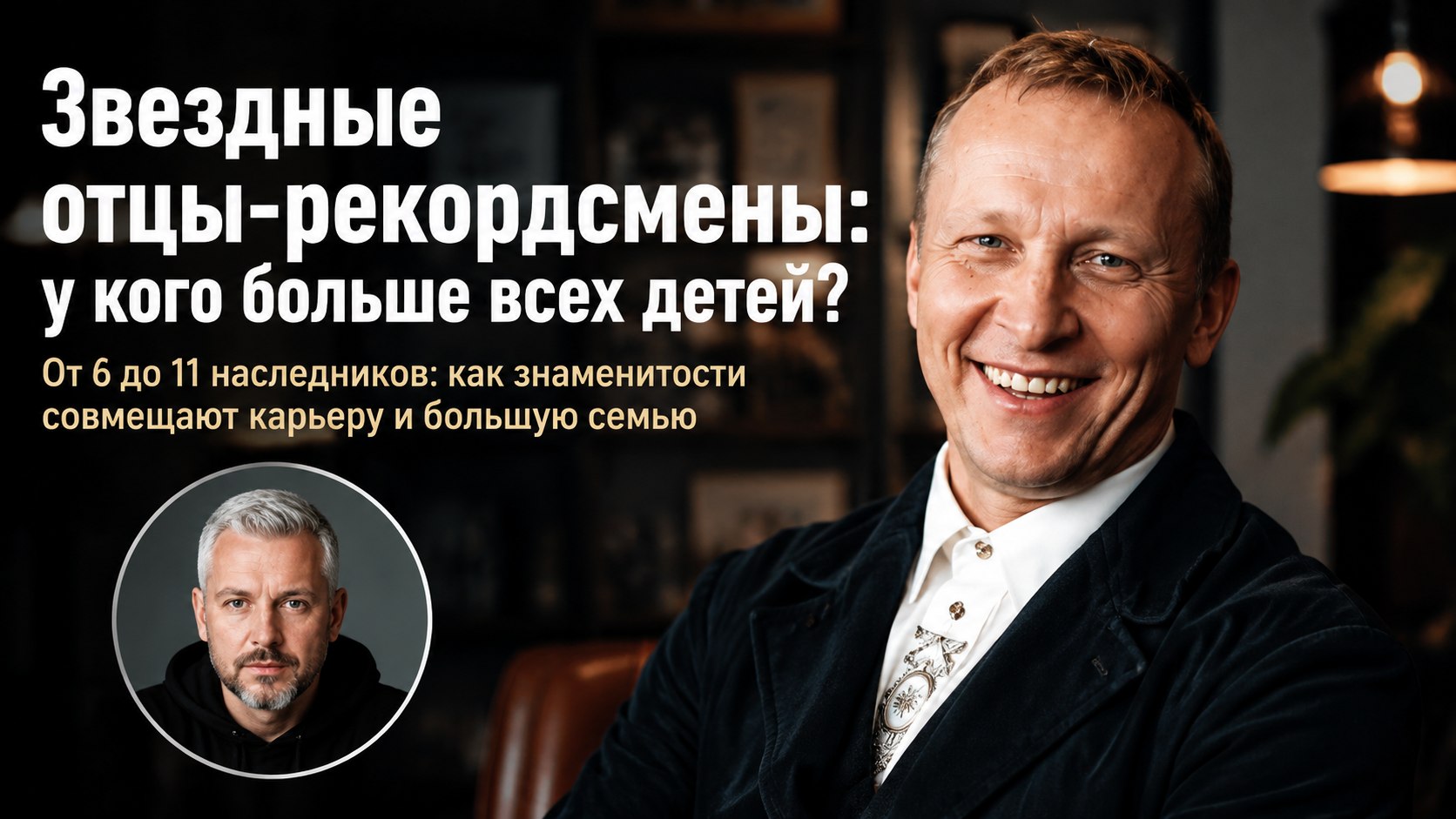 От шестерых до одиннадцати: российские знаменитости — рекордсмены по числу детей