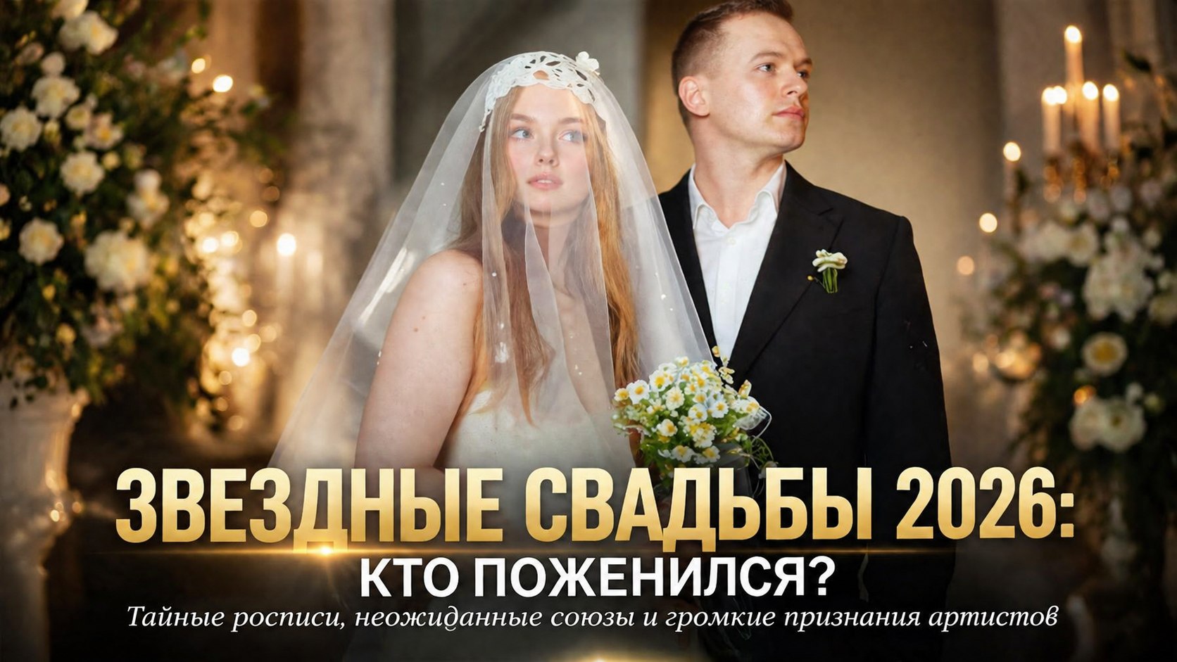 Тайные росписи, большая разница в возрасте и неожиданные союзы: кто из российских актёров сыграл свадьбу в 2026 году