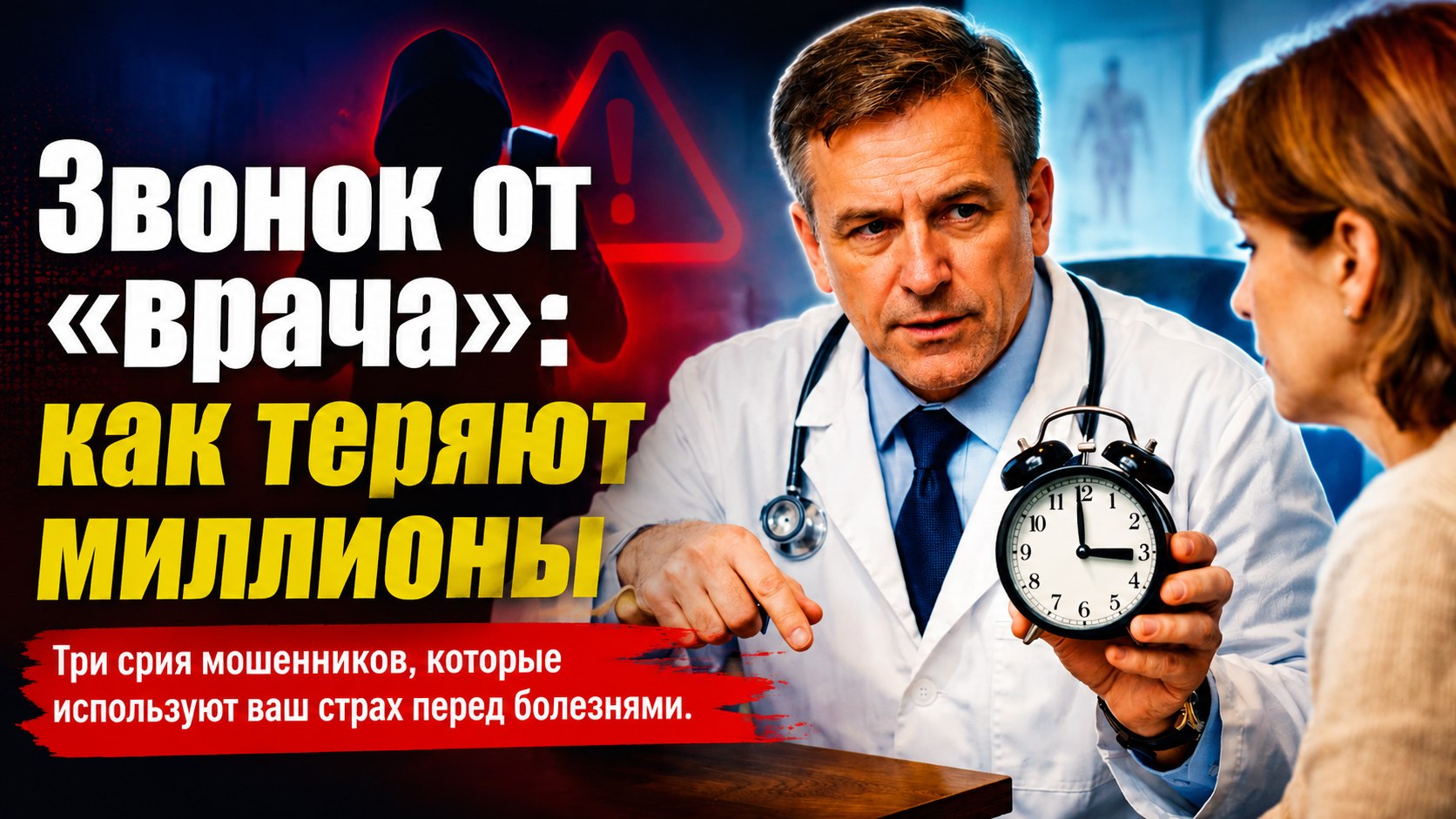 «Вам положено обследование»: три сценария телефонных лжеврачей, лишающие всех сбережений