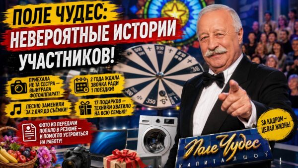 Камеры, репетиции, неожиданные замены: что на самом деле происходило с участниками «Поля чудес»