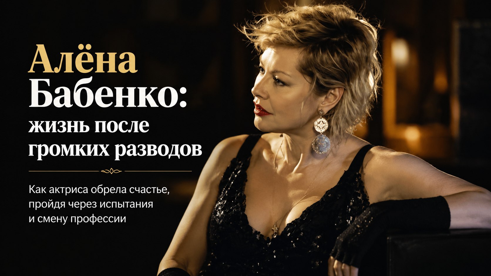 Два громких развода и тайное венчание в 40 лет: как сложилась судьба Алёны Бабенко
