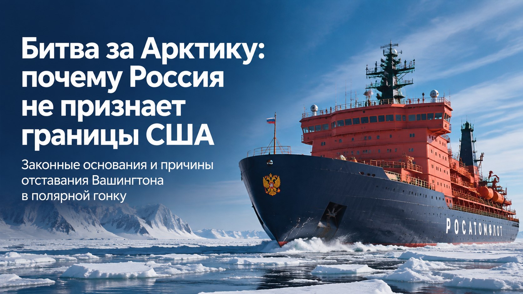 Битва за арктический шельф: почему Россия отказалась признать новые границы США на Севере