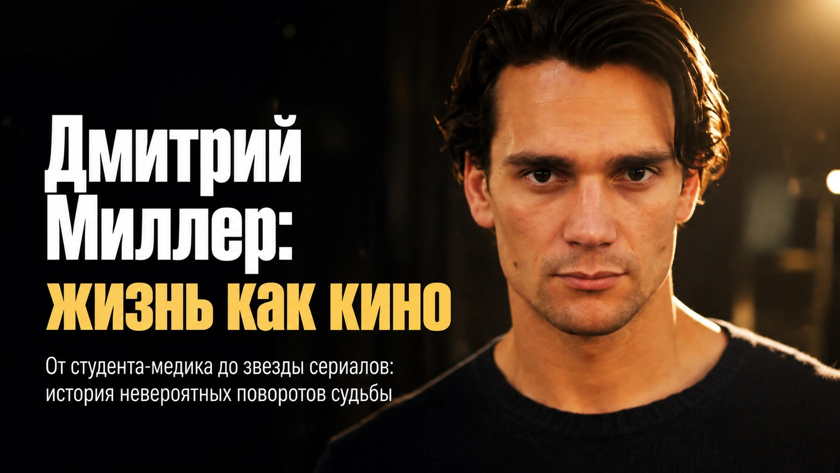 Бросил медицину в 25 лет, 13 лет ждал детей и нашел старшего брата по случайному звонку: история Дмитрия Миллера