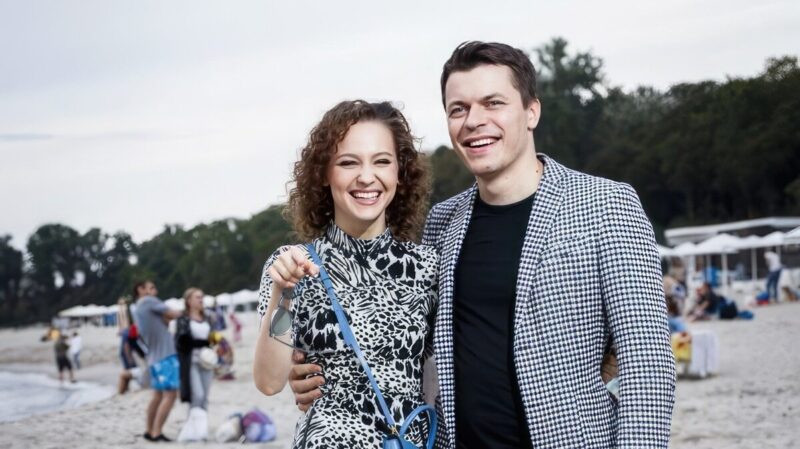 Юлия Хлынина с бывшим мужем Алексеем Милевским