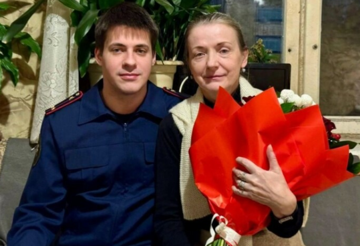 Кирилл Краско и его мать Маргарита Звонарёва