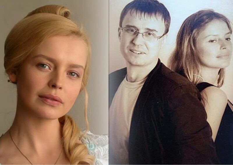 Анна Табанина с мужем, художником Дмитрием Кудиным