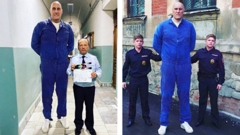 Павел Подкользин на съёмках