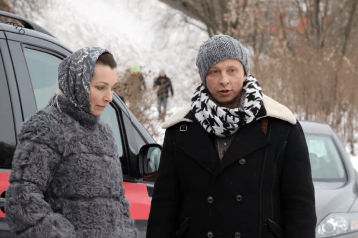 Кадр с участием актрисы в детективном сериале «Метод Фрейда»