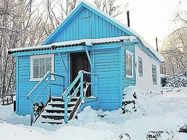 Дом Екатерины Ждановой в поселке Ключи на Камчатке