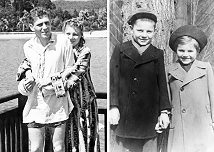 Василий Сталин и Галина Бурдонская в начале 1940-х годов