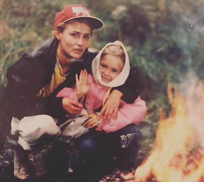Елена Шевченко с дочерью Марией