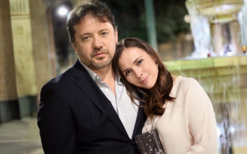 Елена Панова и режиссер Антон Мегердичев