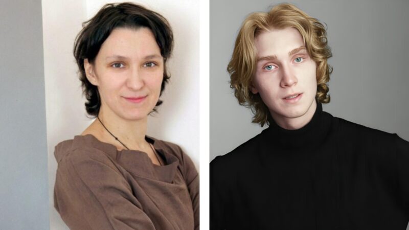 Олеся Железняк и её сын Савелий Сумченко