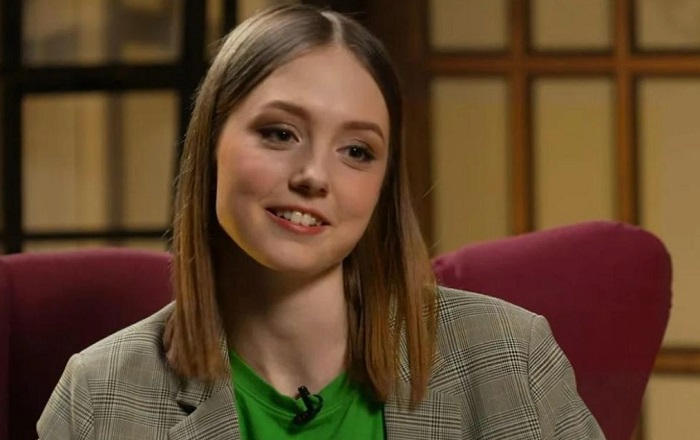 Екатерина Старшова на съемках «Папиных дочек»