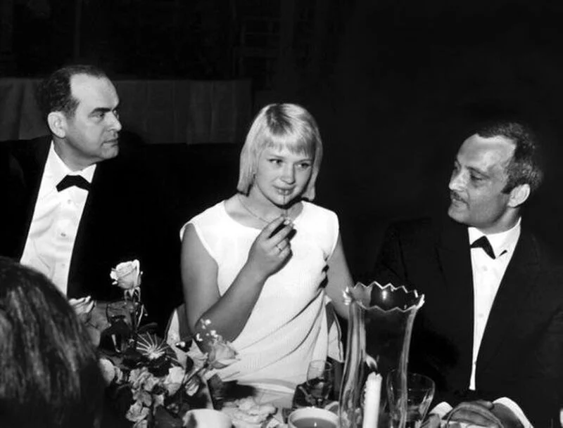 Галина Польских на Каннском кинофестивале, 1964 год