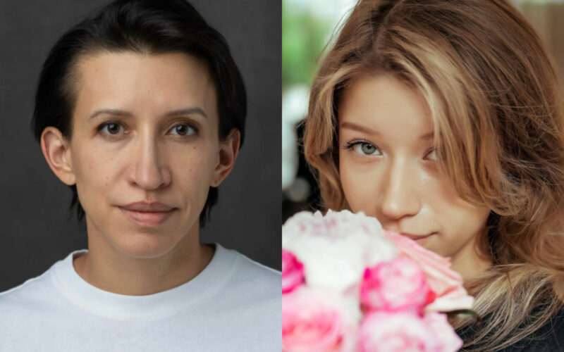 Елена Борщева и её старшая дочь Марта