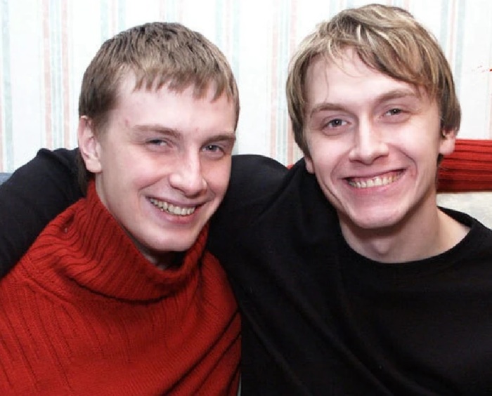 Алексей Гоман со старшим братом Евгением
