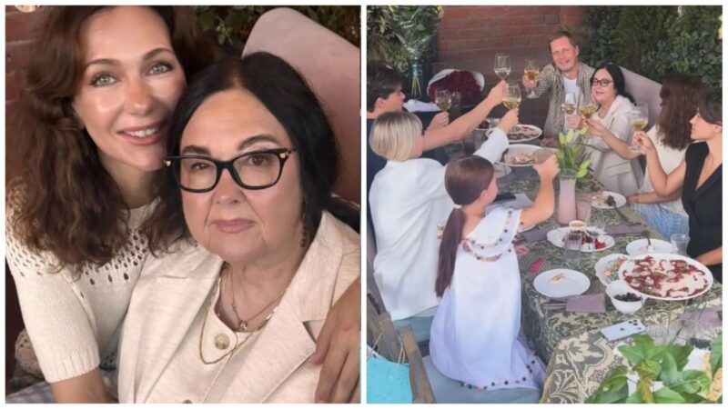 Четыре поколения за одним столом: Екатерина Климова показала редкие кадры с 75-летия мамы