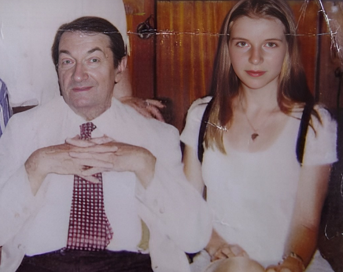 Георгий Вицин с дочерью Натальей