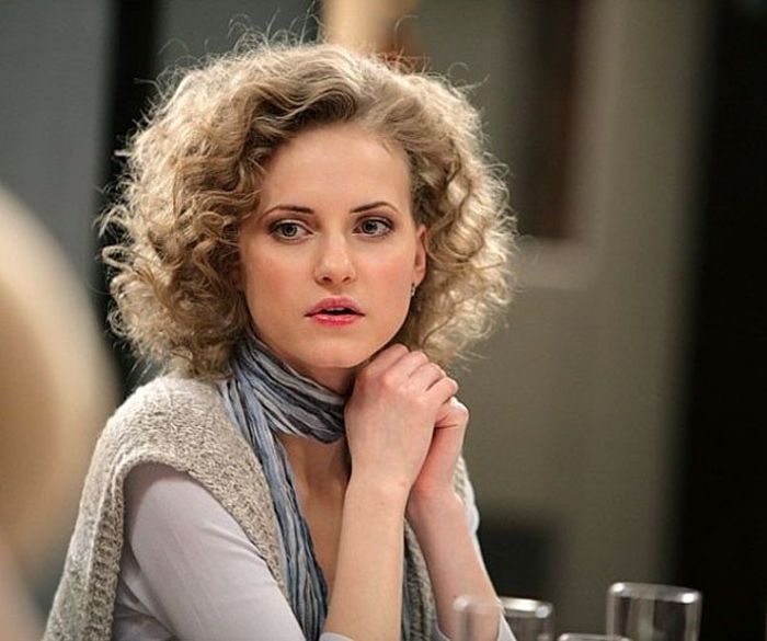 Анна Бегунова на съёмках сериала «Сердцеедки»