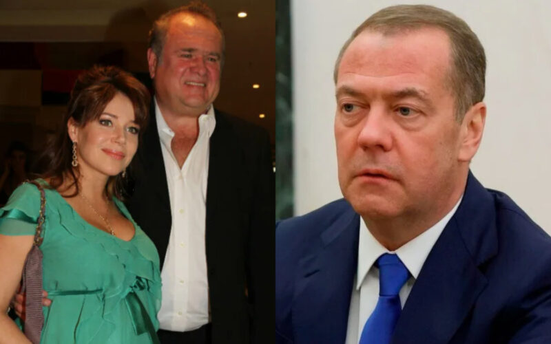 Екатерина Редникова, Сергей Конов и Дмитрий Медведев