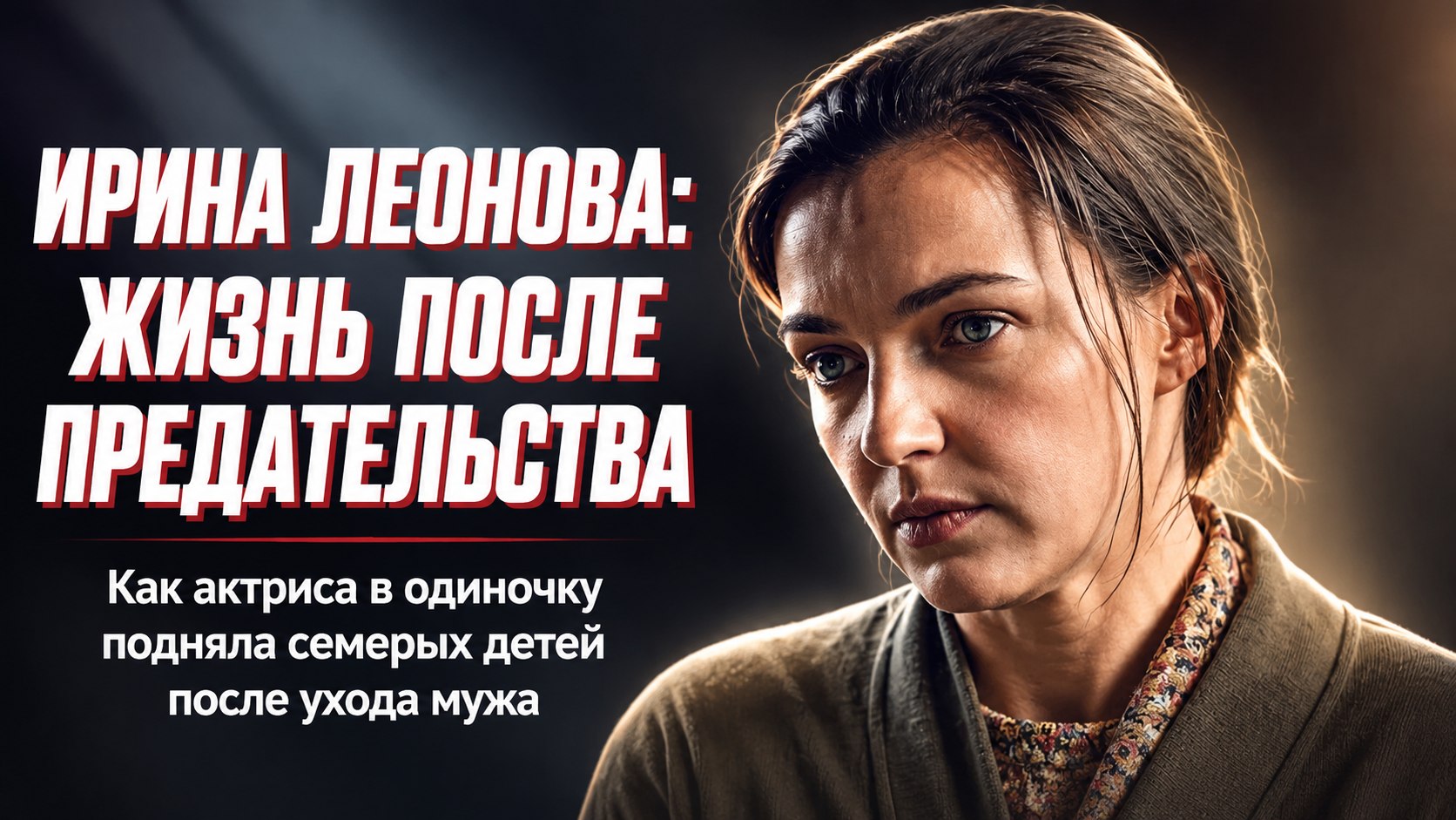 Бездетный первый брак и уход мужа перед седьмыми родами: как Ирина Леонова одна подняла большую семью