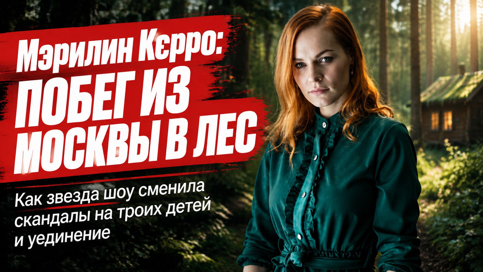 Уехала в эстонский лес: как живет Мэрилин Керро с тремя детьми после судов и скандалов