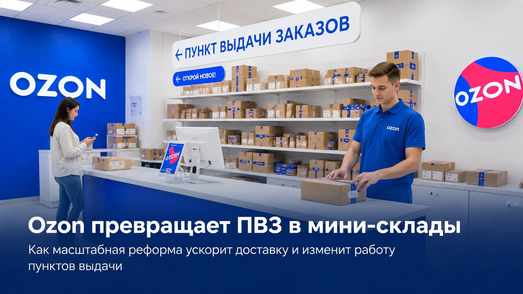Мини-склад в соседнем доме: Ozon полностью меняет работу пунктов выдачи заказов
