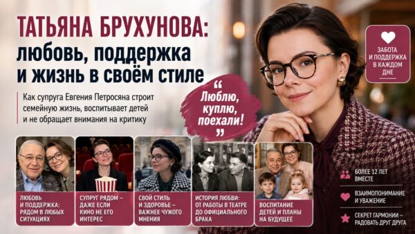44 года разницы — и больше 12 лет вместе: Брухунова раскрыла секрет семейной жизни с Петросяном