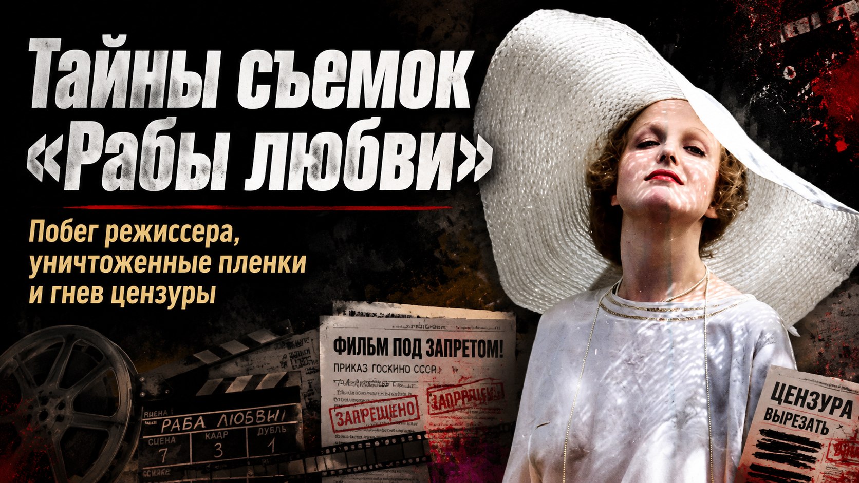 Тайный сценарий, побег режиссёра и вмешательство цензуры: как создавался шедевр «Раба любви»