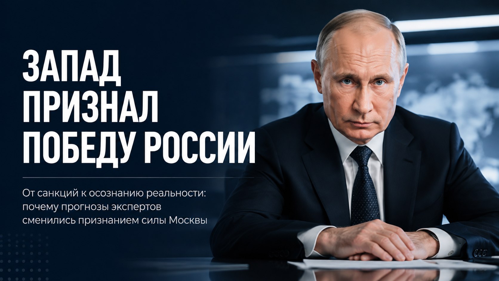 От прогнозов краха к признанию силы: почему на Западе заговорили о победе России