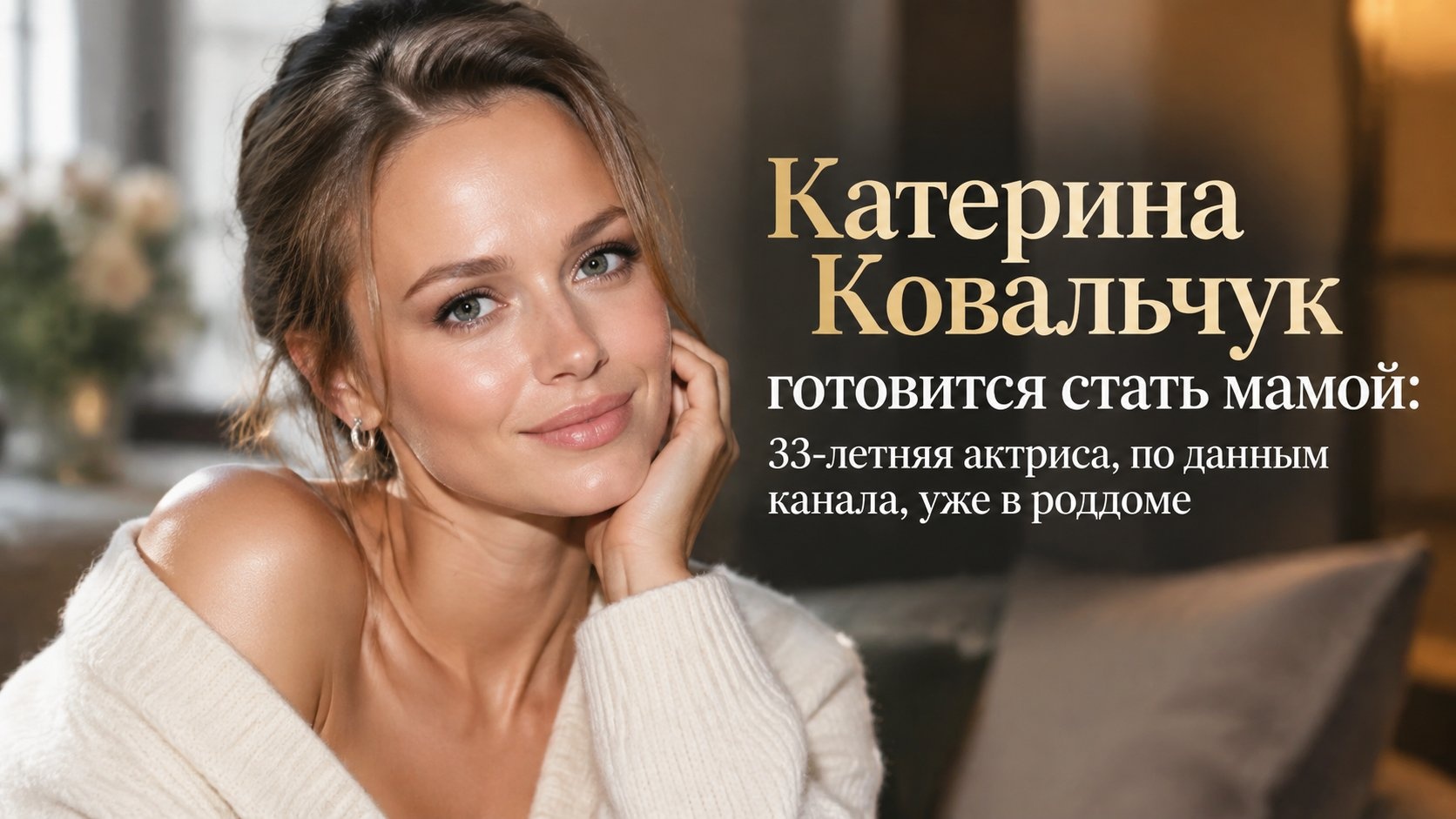 Катерина Ковальчук готовится стать мамой: 33-летняя актриса, по данным канала, уже в роддоме