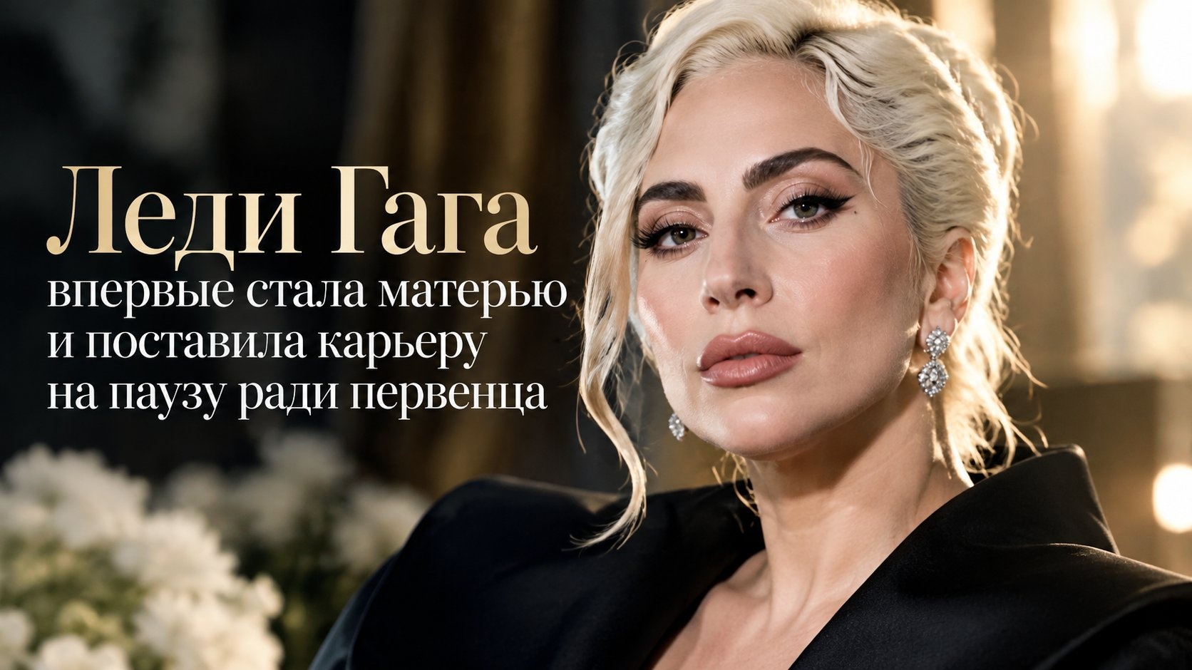 Леди Гага впервые стала матерью и поставила карьеру на паузу ради первенца