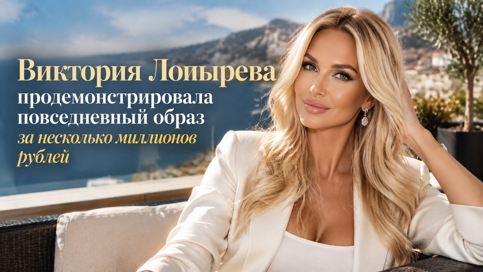 Виктория Лопырева продемонстрировала повседневный образ за несколько миллионов рублей