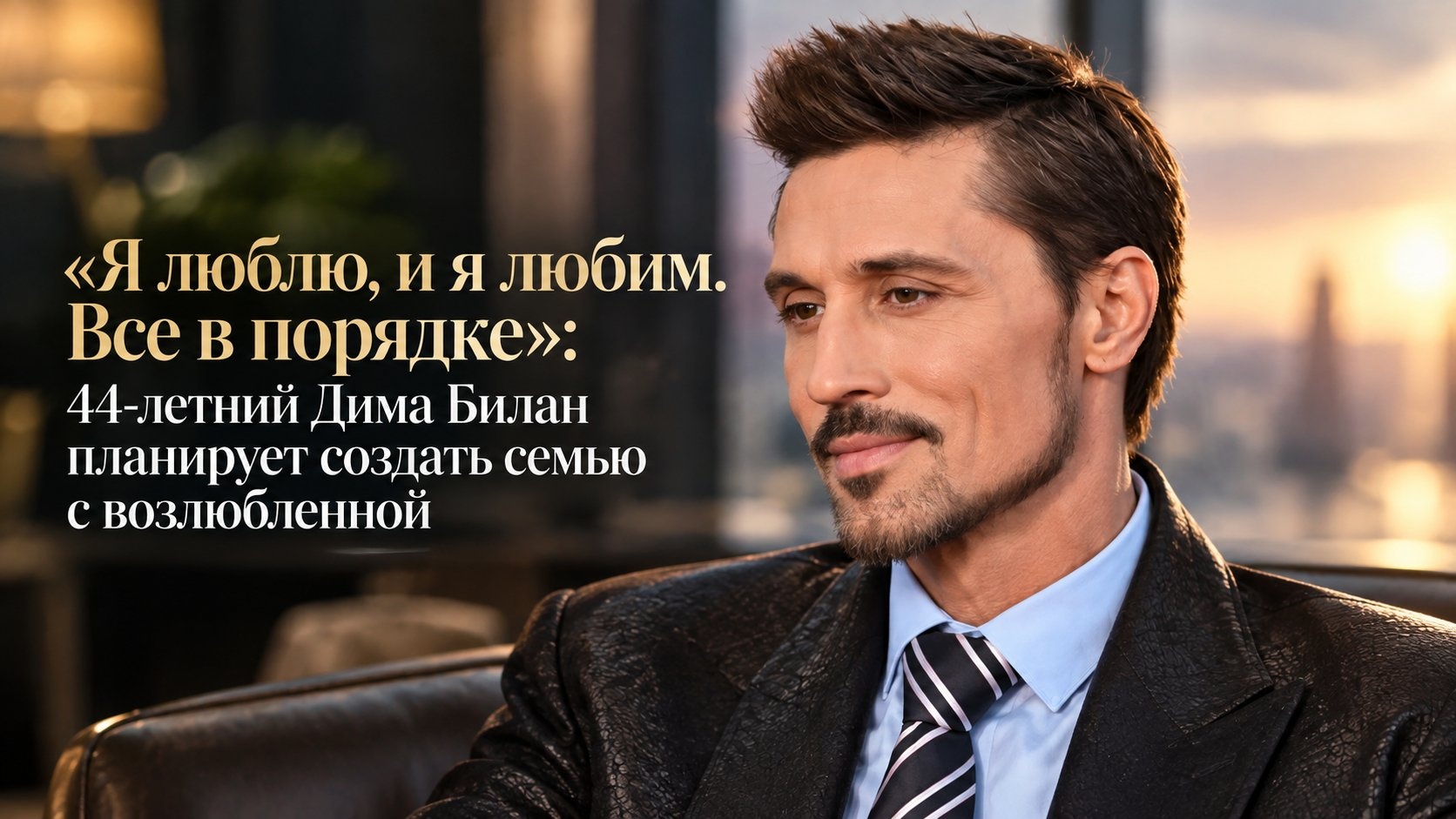 «Я люблю, и я любим. Все в порядке»: 44-летний Дима Билан планирует создать семью с возлюбленной