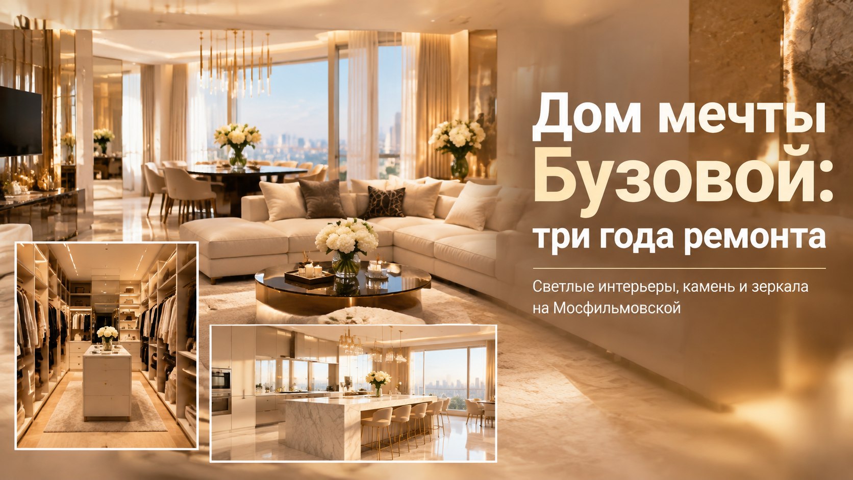 Ольга Бузова купила квартиру на Мосфильмовской в 2019-м, но переехала в нее лишь спустя почти три года